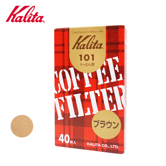 KALITA無漂白咖啡濾紙 #11141 40入（S5專用）